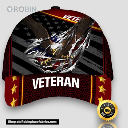 Eagle Raching Wings Veteran Classic Cap