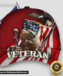 Eagle US Flag Pride Veteran Classic Cap
