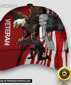 Eagle US Flag Veteran Pattern Classic Cap