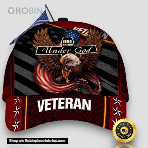 Eagle US One Nation Under God Veteran Classic Cap