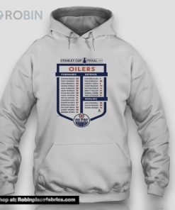 Edmonton Oilers 2024 Stanley Cup Final Roster Unisex Shirt Edmonton Oilers 2024 Stanley Cup Final Roster Unisex Shirt