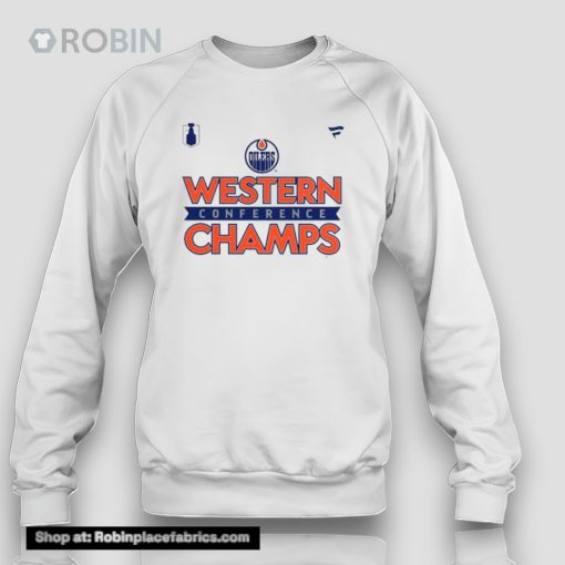 Edmonton Oilers 2024 Western Conference Champions Locker Room Unisex Shirt