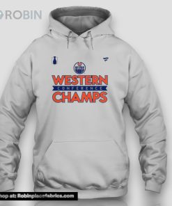 Edmonton Oilers 2024 Western Conference Champions Locker Room Unisex Shirt Edmonton Oilers 2024 Western Conference Champions Locker Room Unisex Shirt