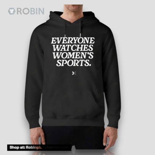 Everyone Watches Womens Sports Black Shirt