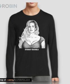 Emily Ratajkowski Wearing Stormy Daniels Ladies Boyfriend Shirt