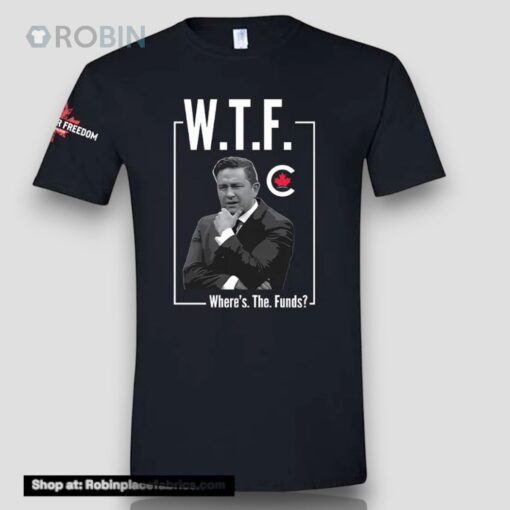 [Front+Back] W.T.F. Where’s The Funds Shirt
