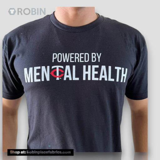 [Front+Back]Minnesota Twins Powered By Mental Health Shirt