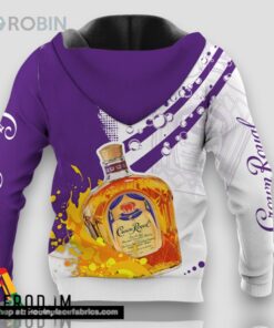 Funny Water Splash Crown Royal 3D Print Hoodie and Zip up