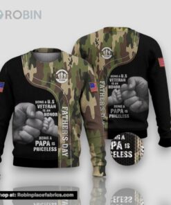 Gift For Daddy Veteran Ugly Christmas Sweater For Men and Women Adult Us5969