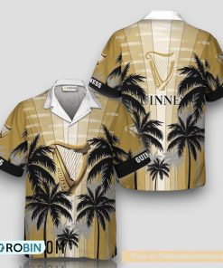 Guinness Tropical Coconut Palms Hawaiian Shirt