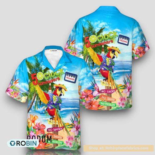 Hamm’s Beer Parrot Hawaiian Shirt