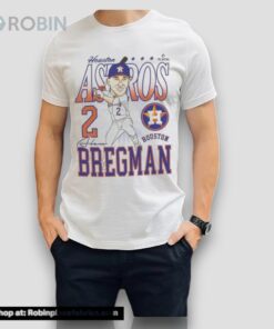 Houston Alex Bregman Caricature Baseball Shirt