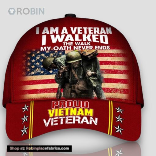 I Am A Veteran Class cap