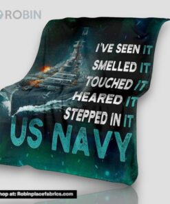 I’ve Seen It Us Navy Fleece Throw Blanket