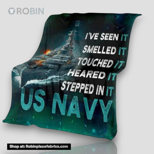I’ve Seen It Us Navy Fleece Throw Blanket