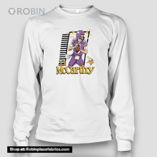 J.J. Mccarthy Minnesota Vikings Caricature Player 2024 Shirt