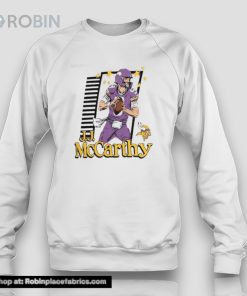 J.J. Mccarthy Minnesota Vikings Caricature Player 2024 Shirt