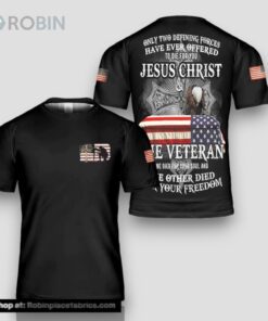 Jesus Christ The Veteran All Over Print 3D T Shirt For Military