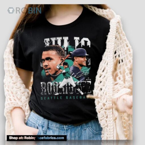 Julio Rodriguez Seattle Mariners Vintage Signature Shirt