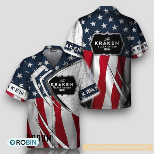 Kraken Rum Fourth Of July Esports Hawaiian Shirt