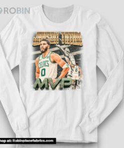 Kristaps Porzingis Wearing Jayson Tatum MVP Shirt