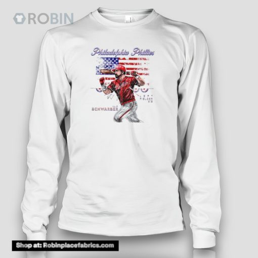 Kyle Schwarber Philadelphia Phillies Usa Independence Day Shirt
