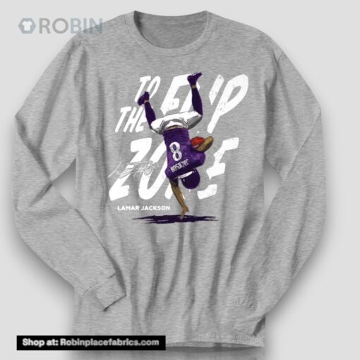 Lamar Jackson Baltimore Flip Zone Unisex Shirt