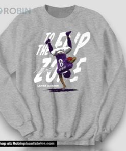 Lamar Jackson Baltimore Flip Zone Unisex Shirt