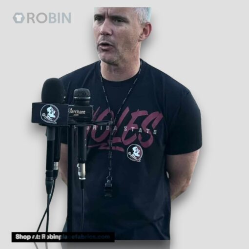 Link Jarrett Wearing Noles Florida State Shirt