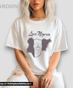 Meets With Robert Pattinson Wearing Love Nigeria Mowalola Unisex Shirt