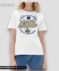 Men’s Champion White Notre Dame Fighting Irish 2024 NCAA Men’s Lacrosse National Champions Locker Room Shirt Men’s Champion White Notre Dame Fighting Irish 2024 NCAA Men’s Lacrosse National Champions Locker Room Shirt