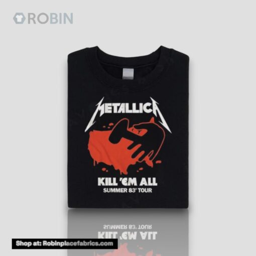 Metallica Kill ‘em All Summer 83′ Tour Shirt