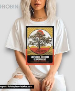 Michael Franti And Spearhead Salvage Station Asheville Nc June 28 2024 Poster Shirt