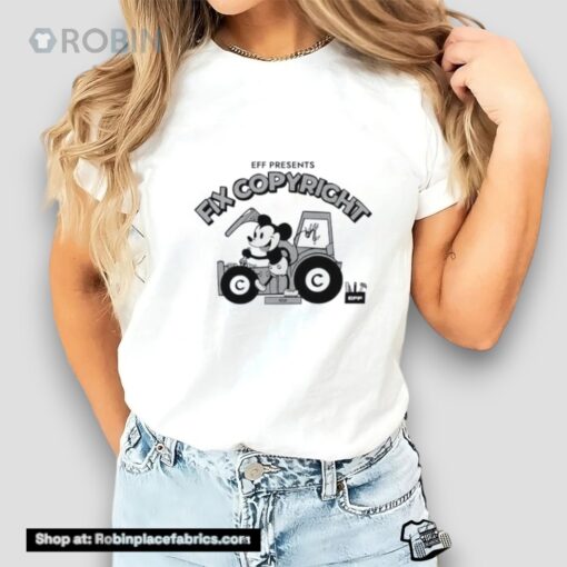 Mickey Mouse Eff Presents Fix Copyrighunisex Shirt