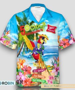 Miller High Life Parrot Hawaiian Shirt
