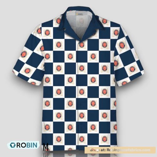 Miller Lite Checkerboard Hawaiian Shirt