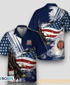 Miller Lite Fourth Of July Eagle Hawaiian Shirt Miller Lite Fourth Of July Eagle Hawaiian Shirt