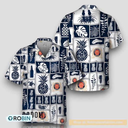 Miller Lite Tropical Pineapple Hawaiian Shirt