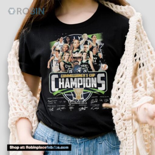 Minnesota Lynx Commissioner’s Cup Champions 2024 Fan Celebration Fan Shirt