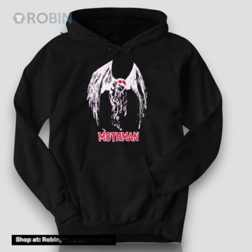 Mothman Black Vintage Shirt
