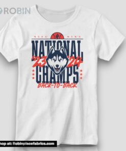 Ncaa Men’s National Champs 23 24 Back to Back Shirt