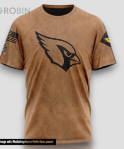 NFL Arizona Cardinals T Shirt Special Salute To Service For Veterans Day Full Printed T Shirt