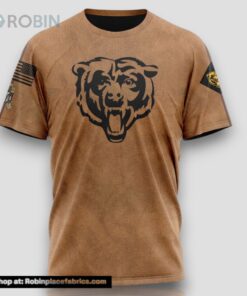 NFL Chicago Bears T Shirt Special Salute To Service For Veterans Day Full Printed T Shirt