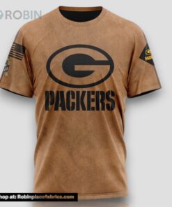 NFL Green Bay Packers T Shirt Special Salute To Service For Veterans Day Full Printed T Shirt