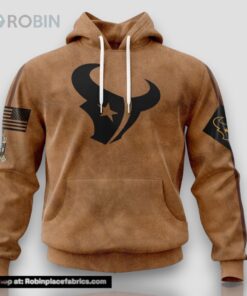 NFL Houston Texans Hoodie Special Salute To Service For Veterans Day Full Printed Hoodie