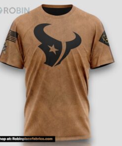 NFL Houston Texans T Shirt Special Salute To Service For Veterans Day Full Printed T Shirt