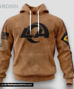 NFL Los Angeles Rams Hoodie Special Salute To Service For Veterans Day Full Printed Hoodie