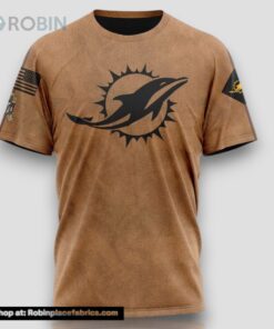 NFL Miami Dolphins T Shirt Special Salute To Service For Veterans Day Full Printed T Shirt