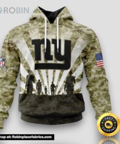 NFL New York Giants Salute To Service Honor Veterans And Their Families Hoodie
