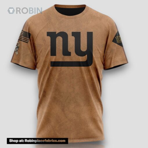 NFL New York Giants T Shirt Special Salute To Service For Veterans Day Full Printed T Shirt